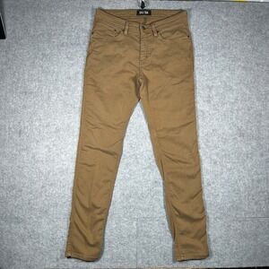 DU/ER Denim Pants Mens 33x34 Brown N2X Slim Fit Stretch Commuter Casual Chino